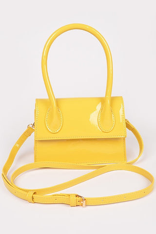 Designer Girl Crossbody Bag | Yellow