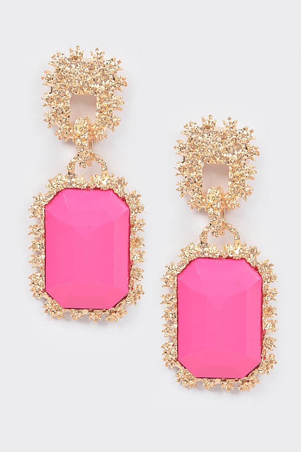 Dolly Drop Earrings | Pink