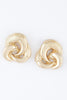 Tie Me Up Knot Stud Earrings | Gold
