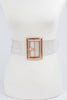Waisted Plus Clear Belt | Gold