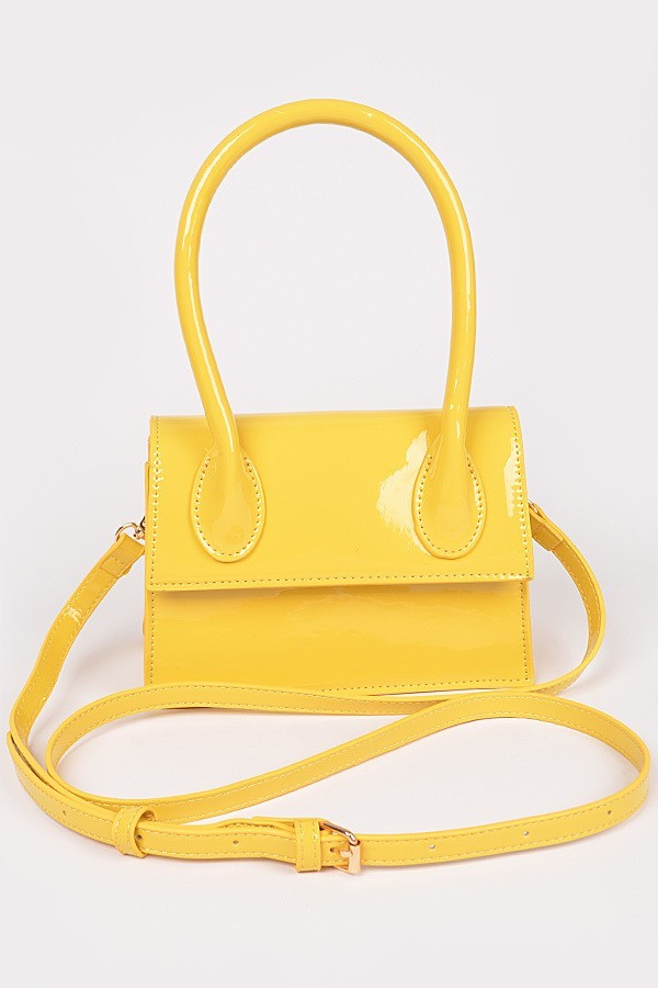 Designer Girl Crossbody Bag | Yellow