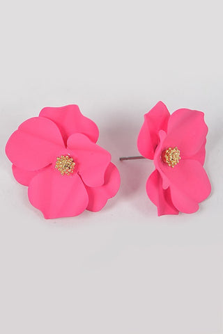 Floral Diva Earrings | Pink