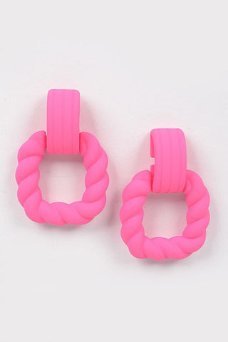 Dream Girl Earrings | Fuchsia Pink