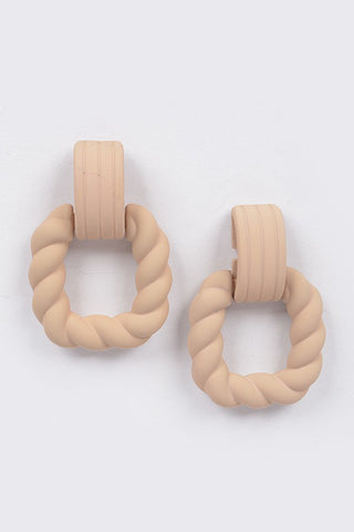 Dream Girl Earrings | Nude