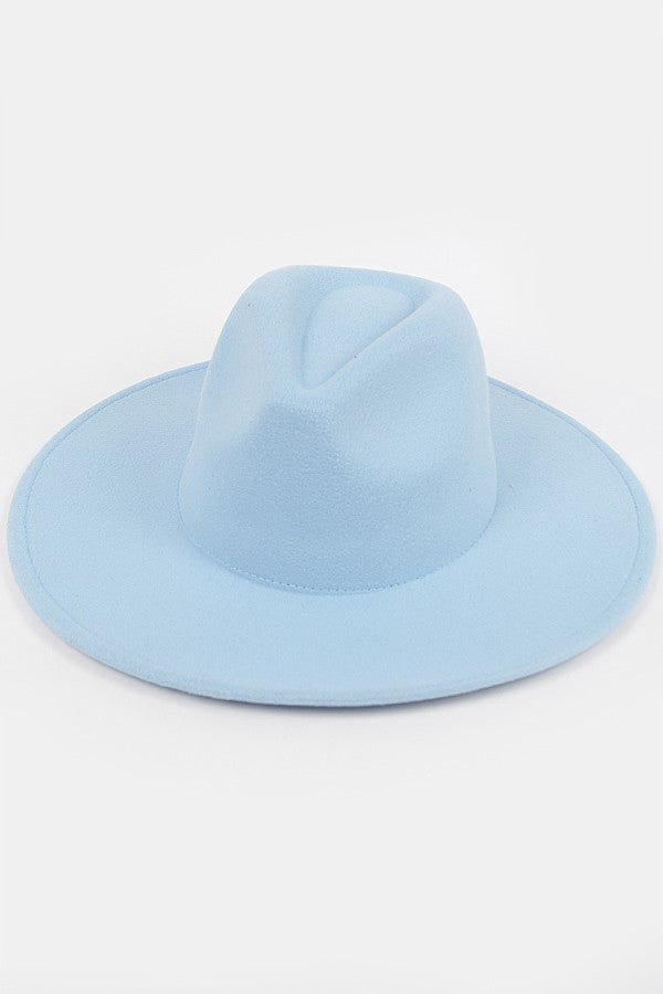 Right One Fedora Hat | Light Blue