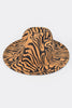 Animal Kingdom Fedora Hat | Brown Zebra