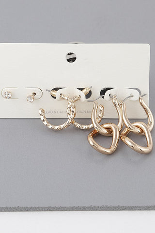 Worth It Earring Set | Gold