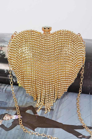 Dinner Party Crossbody Bag | Gold