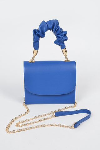 Euphoria Wrinkle Handle Handbag | Blue