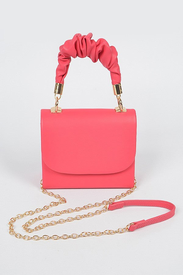 Euphoria Wrinkle Handle Handbag | Pink