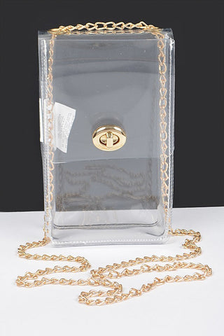 On The Run Clear Crossbody Bag