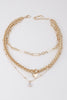 Crush on You Layered Chain Necklace | Gold