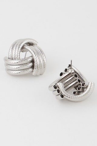 Loyalty Stud Earrings | Silver