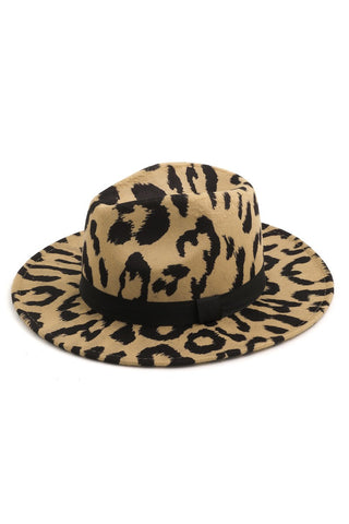 Queen of the Pack Fedora Hat | Leopard Print