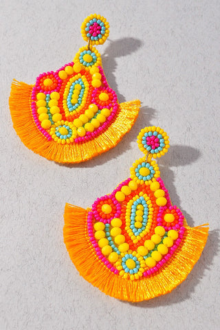 Color me Crazy Earrings | Yellow