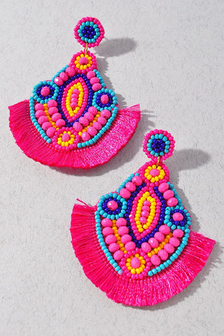 Color me Crazy Earrings | Pink