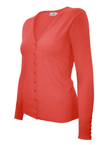 Cover Up Cardigan | Coral